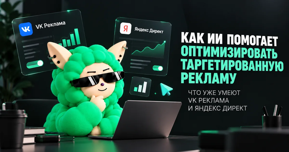 «Как ИИ помогает оптимизировать таргетированную рекламу: что уже умеют VK Реклама и Яндекс Директ» — иллюстрация к материалу LABRICA